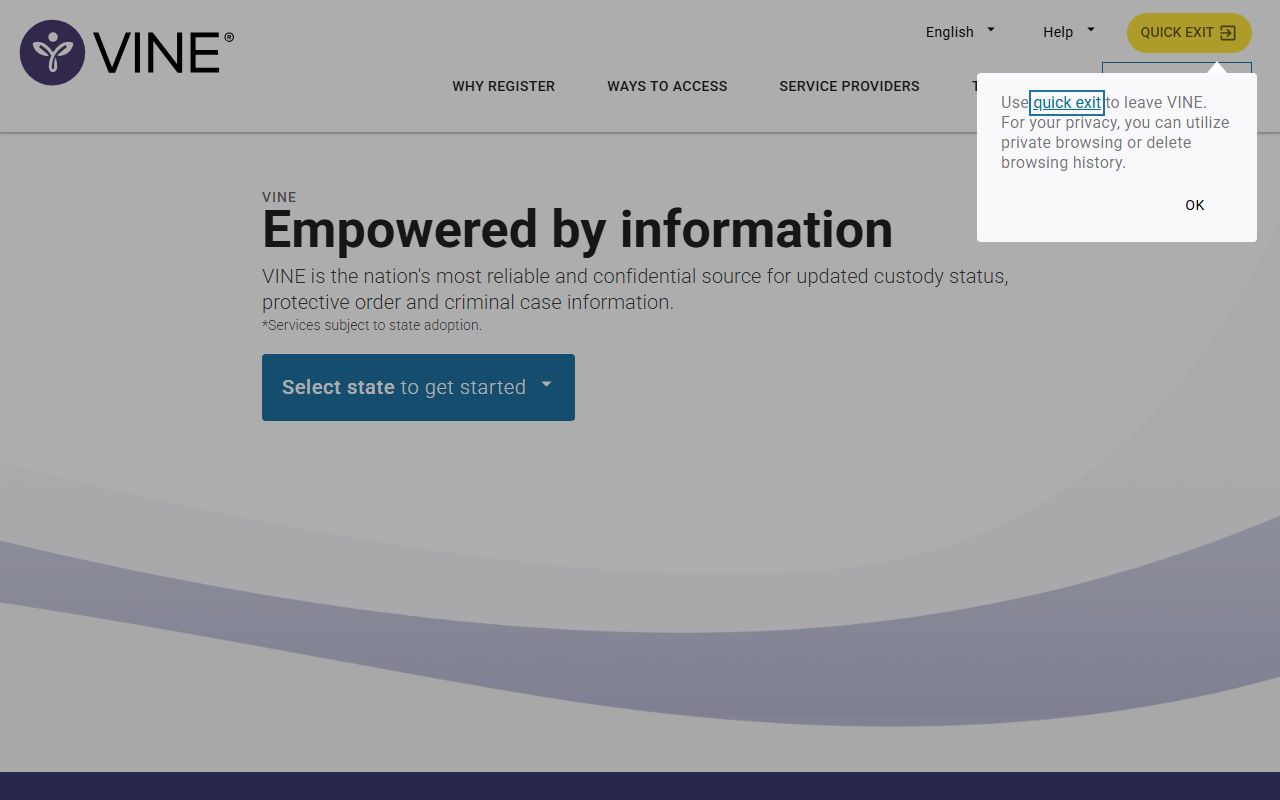 VINELink Kentucky custody notifications for Crittenden County inmates